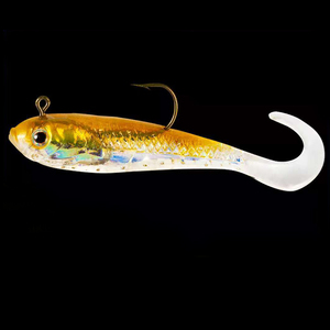 Esca da pesca con testina di pesce in gomma - Product Image 3