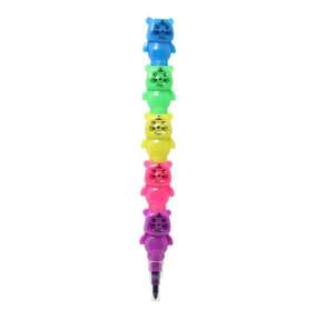 Crayons de couleur empilables et amovibles, ensemble de crayons de couleur pour jouets d'art - Product Image 3