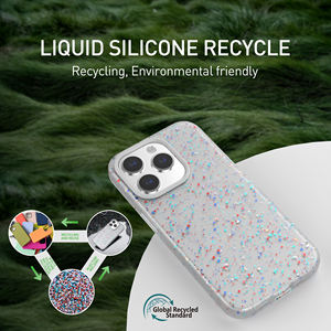 Soonleader Nouvelle <span class=keywords><strong>coque</strong></span> de téléphone en silicone liquide dégradé recyclé pour <span class=keywords><strong>iPhone</strong></span> 15 Pro Max - Product Image 6