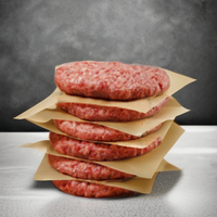 Papier de spécialité Fabricant de papier ciré enduit anti-graisse antiadhésif Pâte à papier Patty Feuille de papier séparant les hamburgers Biscuits Utilisation alimentaire
