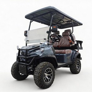รถกอล์ฟไฟฟ้าความเร็วต่ำ น้ำหนักเบา ปรับแต่งโลโก้และสีได้ เหมาะสำหรับชายหาด รีสอร์ท สนามกอล์ฟ และพื้นที่ส่วนตัว - Product Image 1