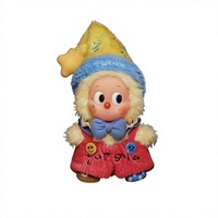 Porte-clés en peluche Rainbow Bean Ding, pendentif doux, breloque de sac en fourrure, jouet cadeau pour enfants