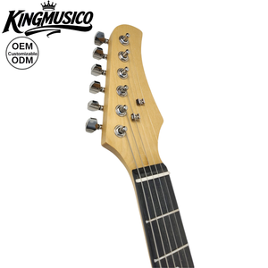 Guitarra Eléctrica <span class=keywords><strong>de</strong></span> 39 Pulgadas para Principiantes |   Guitarra <span class=keywords><strong>de</strong></span> Práctica con Cuerpo <span class=keywords><strong>de</strong></span> Madera Contrachapada <span class=keywords><strong>de</strong></span> Tamaño Completo, Clavijero <span class=keywords><strong>de</strong></span> Abedul, Pastillas S-S-S - Product Image 5