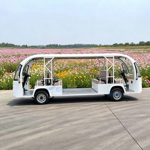 Autobús Turístico Eléctrico de 8-10 Asientos, Autobús de Transporte Turístico Blanco de Doble Cabina, Precio de Autobús Eléctrico Urbano - Product Image 6