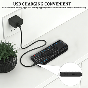 Mini Tastiera Wireless con Touchpad Integrato, Tasti Retroilluminati Ricaricabili, BT 5.0, Tastiera Multimediale per Xbox, PS4, Mac, Windows - Product Image 6