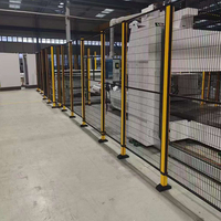Valla de seguridad para robot de metal, nuevo sistema, protección de red de aislamiento de seguridad para Taller y valla de riel de almacén