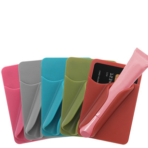 Support de téléphone en silicone à ventouse pour gloss et cartes, étui de téléphone avec porte-cartes et baume à lèvres pour la plupart des téléphones portables - Product Image 4
