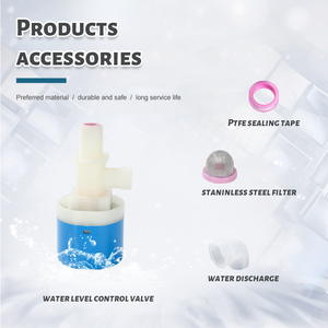 Wiir thương hiệu 1/2 trong van điều khiển mực nước bằng nhựa - Product Image 3