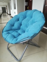 Salon intérieur Nouveau design de mobilier de salon Chaises lune pliantes de luxe pour adultes Couleur rembourrée bon marché Personnalisation