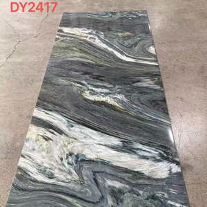 Hot Selling PVC Marble <strong>Sheet</strong> Wall Panels 1220*2440mm UV Board <strong>Plastic</strong> Composite <strong>Cladding</strong> for Interior Custom Cutting Service - Product Image 1