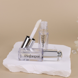 Phong cách chất lượng cao 5 ml Lipgloss <span class=keywords><strong>Wand</strong></span> tùy chỉnh logoclear pha lê <span class=keywords><strong>Lip</strong></span> <span class=keywords><strong>Gloss</strong></span> ống với rõ ràng màu hồng Tops với cây Đũa Phép - Product Image 5