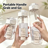 2025 bouchon de bouteille d'eau en plastique pour enfants avec paille petit 350ml mignon impression enfant boisson bouteille d'eau avec verrouillage sûr
