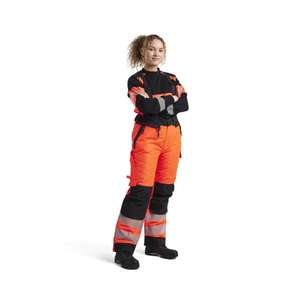 BLAKLADER - 187519775599LT Pantalones de invierno Hi-Vis Rojo/Negro-EAN 7330509864760 ROPA DE TRABAJO DE LA HI-VIS - Product Image 3