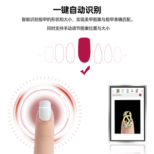 Nails Salon Professional Products New Model Desktop Automatic Nail Art <b>Painting</b> Nails Designs Equipment - Product Image 3