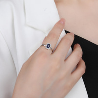 Cincin Perak Sterling 925 Potongan Emerald Halo 4 Warna Set CZ Pave Wanita Elegan Perhiasan Pengantin Berkualitas Grosir Lot Partai Besar