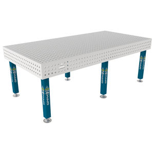 Banco de soldadura SteelPlus INOX GPPH 2,4x1,2 m, 12mm de espesor, 16mm agujeros, rejilla de 50x50mm - Product Image 1