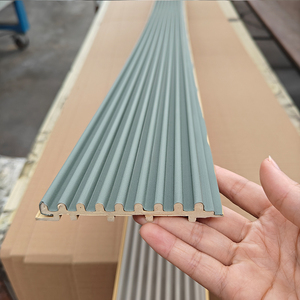 Panneaux muraux composites rainurés WPC, décoration solide, plusieurs options de couleurs - Product Image 3