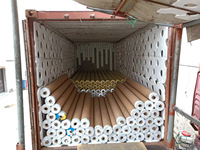 Guangzhou 10ft PVC panaflex bâche stratifié froide ou chaude 240g 260g 280g 320g 340g 380g 400g 440g 510g 550g 610g flex bannière