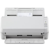 Scanner de documents compact RICOH SP-1125, numérisation recto-verso, suppression automatique des pages vierges, prise en charge des cartes d'identité et des documents longs