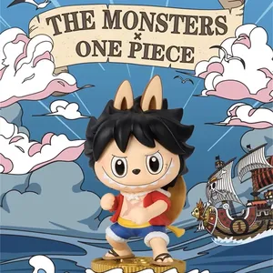 Original Popmart Labubu X Onee <span class=keywords><strong>Piece</strong></span> Series Auténtico Pop Mart New the Monsters Blind Box <span class=keywords><strong>Figuras</strong></span> <span class=keywords><strong>de</strong></span> moda Juguetes Cajas misteriosas - Product Image 1