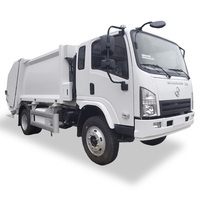 Shacman Automobile 9cbm X9 camion à ordures compact collecte des déchets 7 tonnes LHD camions compacteurs à ordures