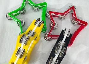 Instrument à cordes, sonnette à anneau cinq étoiles, instrument de percussion manuel, sonnette d'ambiance pour bars, salons et KTV - Product Image 1