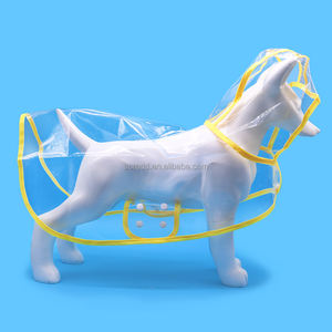 Preço de Fábrica no Atacado Capa de Chuva 100% Transparente e Impermeável para Cães de Estimação com Capuz - Product Image 2