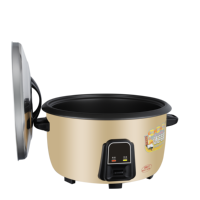 Cuiseur à riz commercial 6L 8L 10L 13L 18L 23L 28L 36L 45L 10kg, chauffe-riz électrique industriel grande capacité à bouton-poussoir