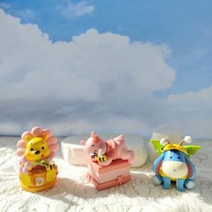 Set di 6 Ornamenti Alimentari in PVC <span class=keywords><strong>Winnie</strong></span> <span class=keywords><strong>Pooh</strong></span>, Serie Dolce, Giocattoli di Tendenza, Personaggi Orso Poo, Regali Famosi su Internet, Figurine Fai-da-Te - Product Image 4