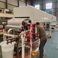 Machine à coller du ruban adhésif transparent, machine à fabriquer du ruban d'emballage, machine à enduire du ruban BOPP