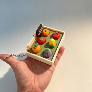 3D Printed Farm 6-Key Stress Relief Clicker Creative Button <b>Toy</b> <b>Desktop</b> Decoration Bag Charm Keychain - Product Image 1