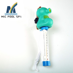 Thermomètre de <span class=keywords><strong>piscine</strong></span> à longue <span class=keywords><strong>sonde</strong></span>, sans fil, flottant, grande taille, cadran, pour la natation - Product Image 5