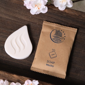 Jabón Ecológico para Hoteles y Spas, Jabón de Limpieza Profunda, Empaque de Papel Kraft, Jabón en Barra Desechable para Hoteles - Product Image 3