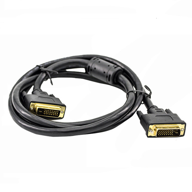 SUPERLINK/OEM High Definition DVI 24+1 1.5m CCS Conductor Customizable PVC Jacket Male Computer Graphics Card Monitor Cable