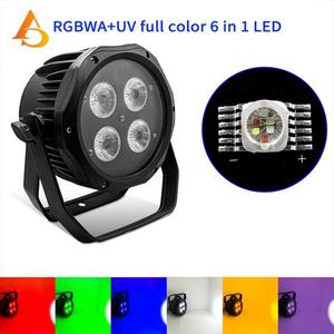 Projecteur PAR LED plat étanche 4x18W RGBWA UV en aluminium moulé sous pression avec zoom - Product Image 6