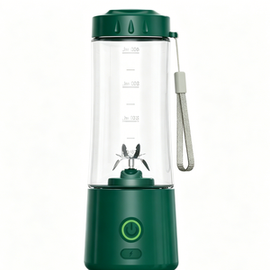 Personal Portable Blender 400ml BPA-Free Rechargeable Juicer for Outdoor Camping Ice Cube <b>Blending</b> & Daily Fruit Shakes - Product Image 1