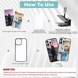 Custom Diy Tpu Hard Pc Cover Impressão Em Massa 3d 2d Sublimação Blanks Cell Phone Cases Para Iphone 14 13 12 Pro Max Para Samsung