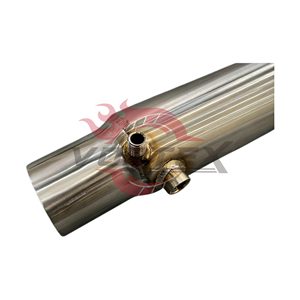 Collecteur d'échappement haute performance en acier inoxydable 304 avec catalyseur pour VW Golf GTI MK8 EA888 2.0T 2020-2025 avec bouclier thermique sans voyant d'avertissement (CEL) - Product Image 3