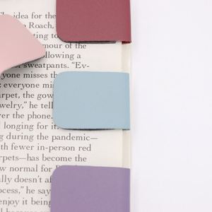 Custom Magnetic Faux Leather <b>Bookmark</b> Soft Reusable Magnetic <b>Bookmark</b> Colorful Page Holder for Reading & Book Lovers - Product Image 4