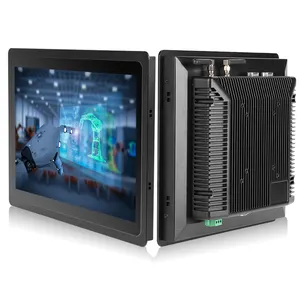 10.4 11.6 12.1 13.3 15.6 17.3 18.5 21.5 j4125 i3 i5 Win10 embedded industrial all in one pc with ip65 touch panel pc