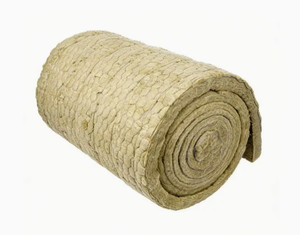 Couverture en laine de roche ignifuge A1 avec treillis métallique, rouleau de laine minérale pour l'isolation des chaudières et des conduites industrielles - Product Image 1