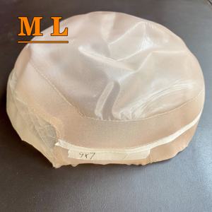 Pizzo di buona qualità e Base per capelli 7 "* 9" per gli uomini Toupees - Product Image 1