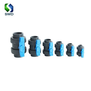 SWD Personalizable Valvula De Bola En PVC Certificada CE Y REACH Para Agricultura Y Céspedes SPA ANSI Estándar - Product Image 1
