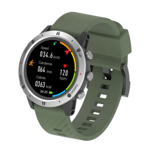 Sunroad G5 Pro Smart Watch Orange Silicone Band AMOLED Display GPS Heart Rate Monitor Outdoor Sports Stainless Steel Case - Product Image 5