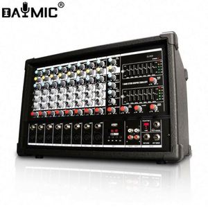 Mezclador de Audio Profesional de 8 Canales con Caja Amplificadora de Potencia para DJ, Hogar, KTV y Espectáculos - Product Image 5