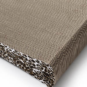 Dekoratif berkelanjutan <span class=keywords><strong>Flat</strong></span> Kitty <span class=keywords><strong>Cat</strong></span> pelindung furnitur tikar kertas kucing gores <span class=keywords><strong>Post</strong></span> dengan klip pintu penggaruk hewan peliharaan untuk kucing - Product Image 5