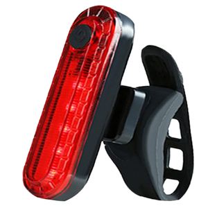 Custom Logo High Brightness Bike Rear <b>Light</b> <b>USB</b> <b>Rechargeable</b> COB LED 4 Modes Promotional Gift Universal Elastic Strap <b>Light</b> - Product Image 1