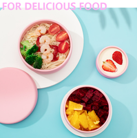 Ensemble de 3 bols en silicone antidérapants, résistants à la chaleur, de qualité alimentaire, avec un design luxueux pour une utilisation en soirée
