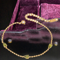 Bracelet en acier inoxydable plaqué or 18 carats avec chaîne en zircon cubique vert, bracelet à breloques tendance, bijoux J&d
