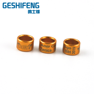 M 2020 ABR-S en aluminium rfid pigon tag bague bague oiseau canari bague pigeon pied - Product Image 1